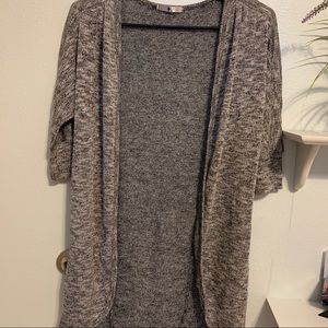 Gray cardigan